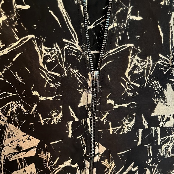 H&M Gold and Black Bomber Jacket - Picture 2 of 11